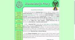 Desktop Screenshot of humanizacja-pracy.pl