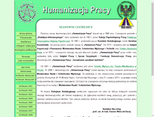 Tablet Screenshot of humanizacja-pracy.pl